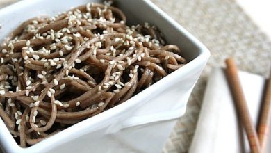 Photo of Nouilles soba simples au sésame