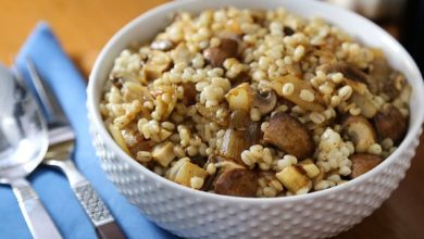 Photo of Orge aux champignons et oignons brunis