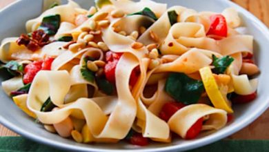 Photo of Pappardelle aux blettes et haricots blancs