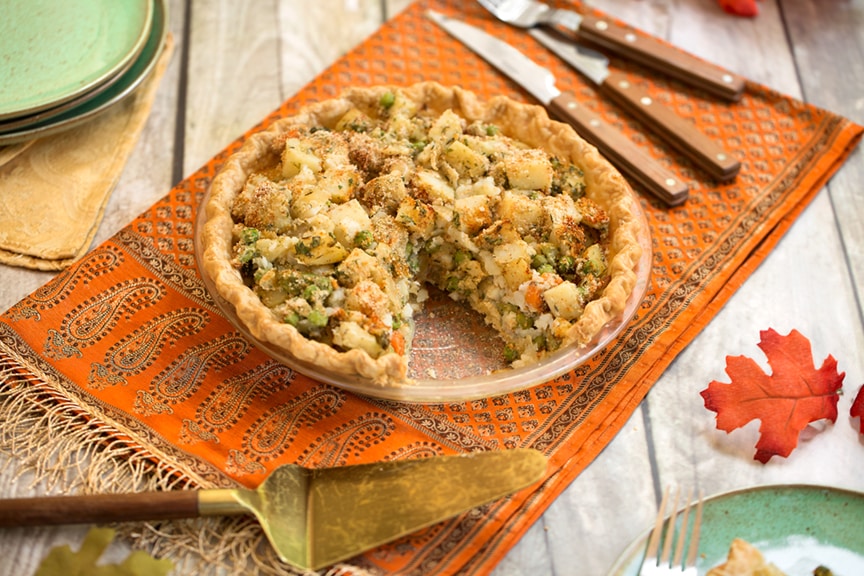 Pâté aux légumes copieux