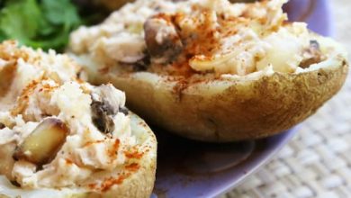 Photo of Pommes de terre farcies aux champignons