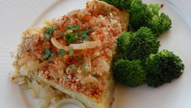 Photo of Pommes de terre festonnées au tofu soyeux ou aux haricots blancs