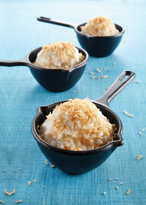 Pudding de riz à la noix de coco par Julie Hasson de casseroles végétaliennes