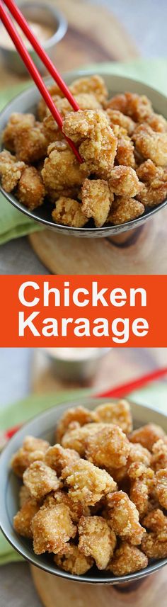 Chicken Karaage - Poulet frit au sésame japonais croustillant, la meilleure recette de karaage au poulet qui est meilleure que les restaurants japonais |  rasamalaysia.com