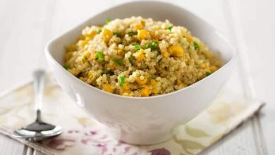 Photo of Quinoa au maïs et oignons verts