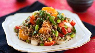 Photo of Quinoa aux edamames et oranges