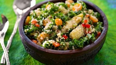 Photo of Salade de chou frisé, quinoa et artichaut