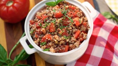 Photo of Quinoa aux pois noirs et tomates