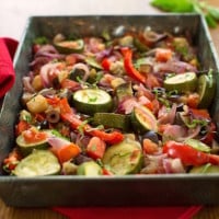 Ratatouille rôtie à la poêle