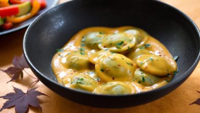 Photo of Raviolis à la sauce aux patates douces