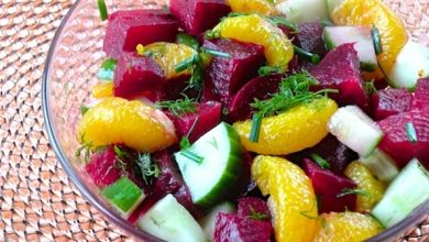 Photo of Salade de betteraves, concombres et orange
