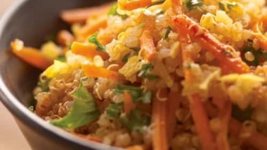 Photo of Salade de chou épicée au quinoa et aux carottes