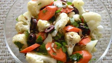 Photo of Salade de chou-fleur, carotte et olive