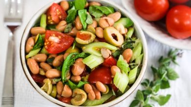 Photo of Salade de haricots pinto au cresson ou roquette