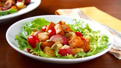 Photo of Salade de légumes racines rôtis