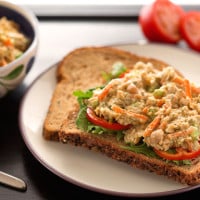 Salade de pois chiches ou tartinade à sandwich de Sharon