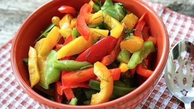 Photo of Salade de poivrons sucrés et acidulés