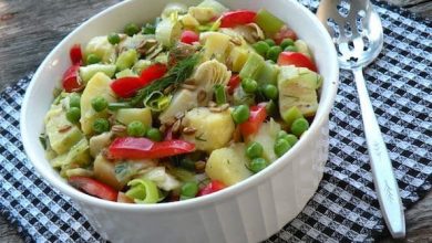 Photo of Salade succulente de pommes de terre et poireaux