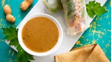 Photo of Sauce ou vinaigrette à la noix de coco et aux arachides