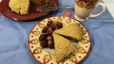 Photo of Scones au beurre d’arachide et confiture