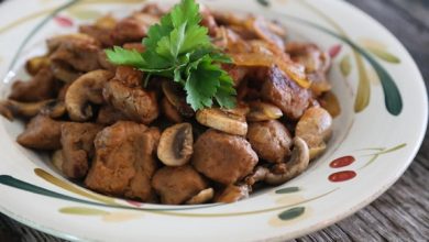 Photo of Seitan et champignons à la sauce «crème» au paprika