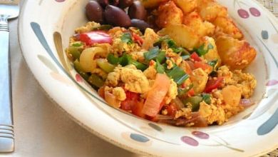 Photo of Tofu Shakshouka (brouillage inspiré du Moyen-Orient)