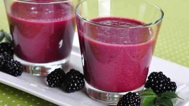 Photo of Smoothie à la laitue aux mûres