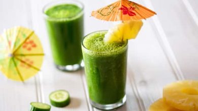 Photo of Smoothie au chou frisé, au concombre et à l’ananas