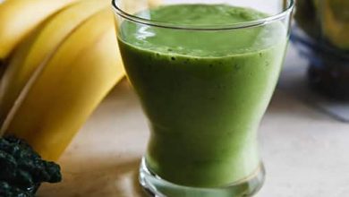 Photo of Smoothie au velours vert