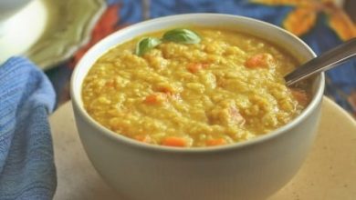 Photo of Soupe aux pois au cari doré ou aux lentilles rouges