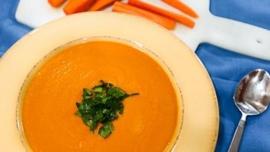 Photo of Soupe de carottes à la noix de coco chaude ou froide