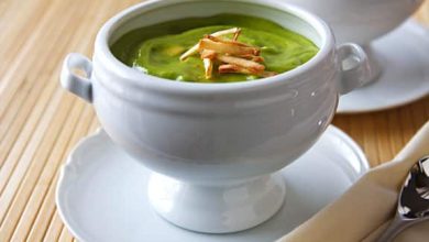 Photo of Soupe froide à l’avocat et aux pois verts