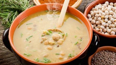 Photo of Soupe marocaine aux lentilles et pois chiches (Harira)