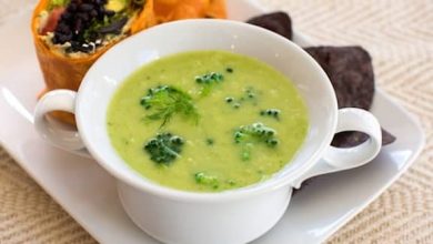 Photo of Soupe végétalienne à la crème de brocoli