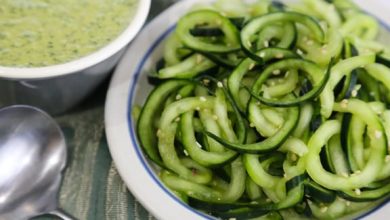 Photo of Salade de concombre en spirale