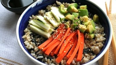 Photo of Bols de riz Veggie Sushi