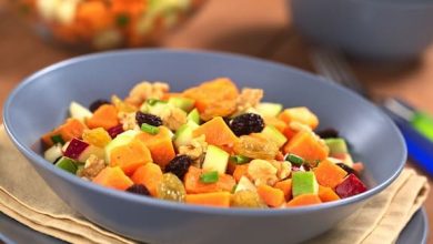 Photo of Salade Waldorf aux patates douces