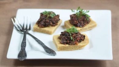 Photo of Tapenade d’olives noires et de tomates séchées au soleil