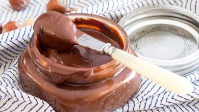 Photo of Tartinade au chocolat et aux noisettes (alias Nutella maison!)