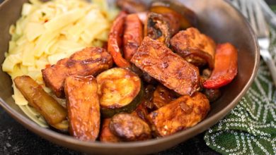 Photo of Tempeh et légumes rôtis à saveur de barbecue