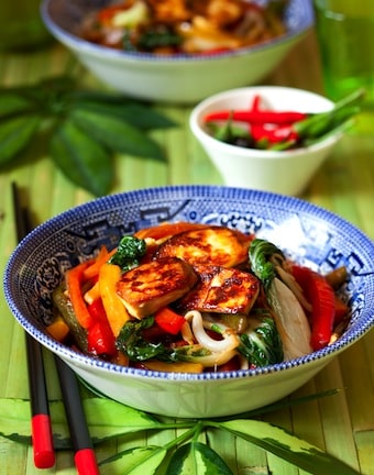 Sauté de tofu et bok choy