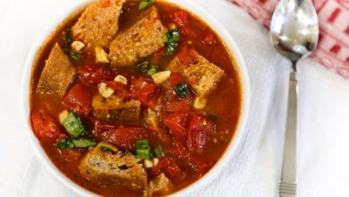 Photo of Soupe aux tomates fraîches et au pain