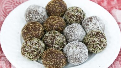 Photo of Truffes au chocolat et au beurre d’arachide
