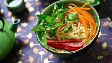 Photo of Soupe de nouilles udon aux légumes croquants