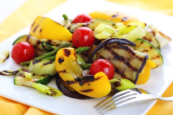 Assortiment de légumes grillés