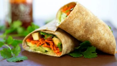 Photo of Wraps au tofu à saveur vietnamienne