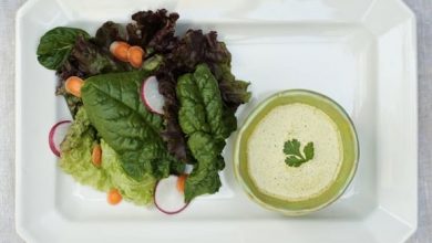 Photo of Vinaigrette à la coriandre et à la menthe