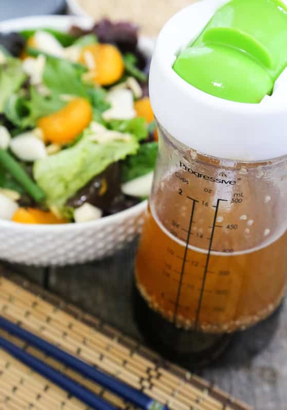 Vinaigrette au sésame et au gingembre