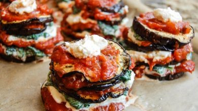 Photo of Aubergines au four avec ricotta de cajou