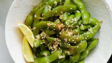 Photo of Edamame au beurre à l’ail